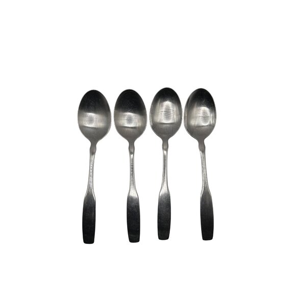 Oneida Silver Paul Revere Stainless Steel Tablespoons Set Of 4 Vintage 1959 Sati - Picture 1 of 3